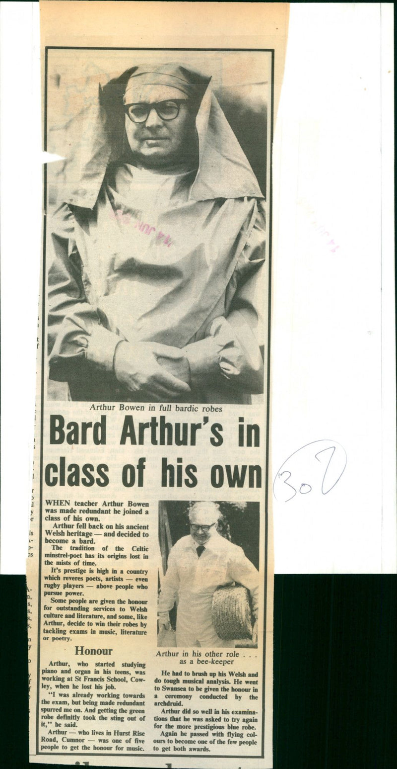 Arthur Bowen - Vintage Photograph