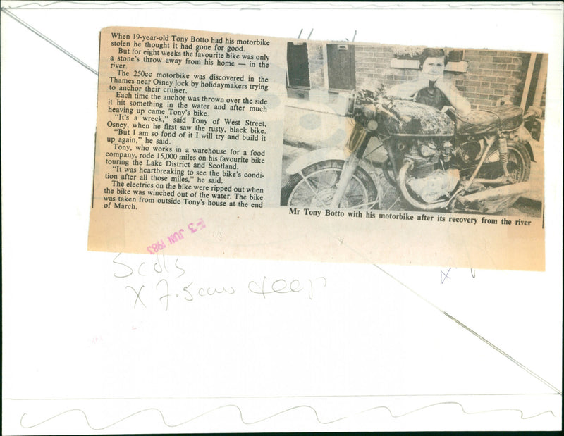 Tony Botto - Vintage Photograph