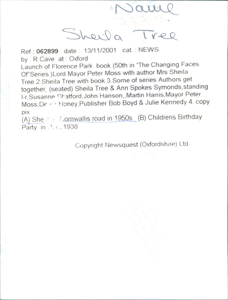 Sheila Tree - Vintage Photograph