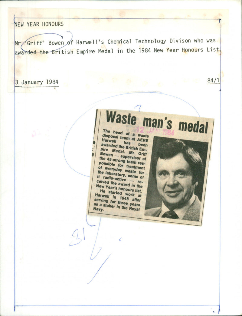 Griff Bowen - Vintage Photograph