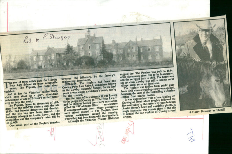 Harry Bowdery - Vintage Photograph