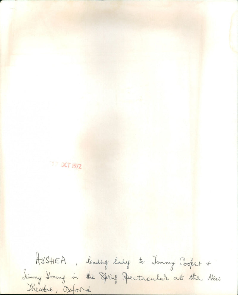 Ayshea Brough - Vintage Photograph