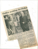 Golden Wedding of Edmund Bowen and Edith Bowen - Vintage Photograph
