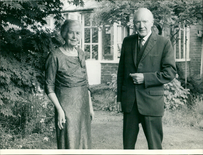 Golden Wedding of Edmund Bowen and Edith Bowen - Vintage Photograph