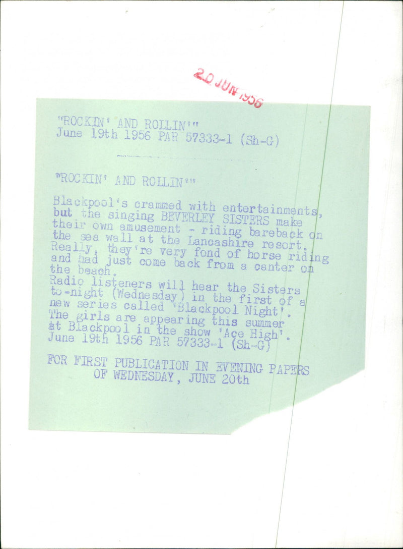 Beverley Sisters - Vintage Photograph