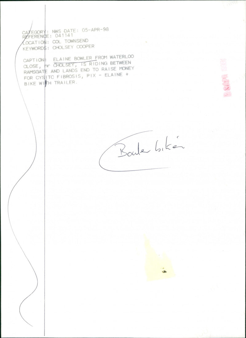 Elaine Bowler - Vintage Photograph