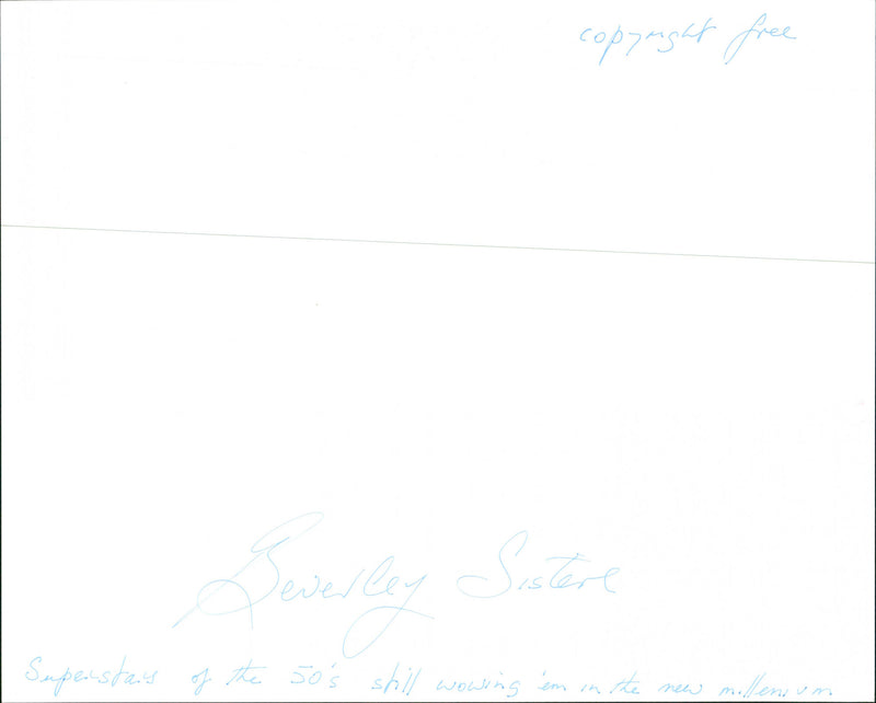 Beverley Sisters - Vintage Photograph