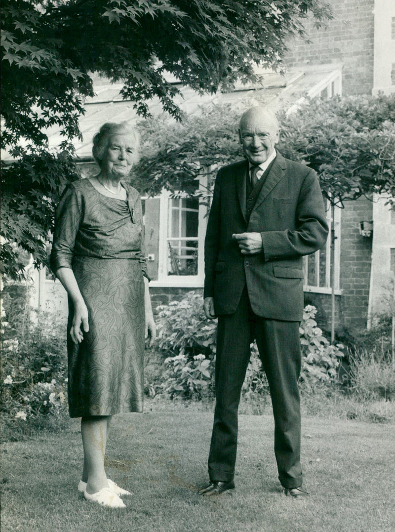 Golden Wedding of Edmund Bowen and Edith Bowen - Vintage Photograph