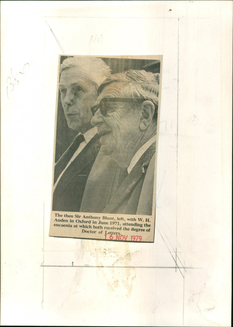 Sir Anthony Blunt - Vintage Photograph