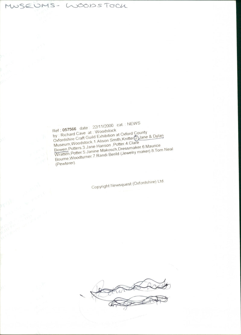 Jane and Dylan Bowen - Vintage Photograph