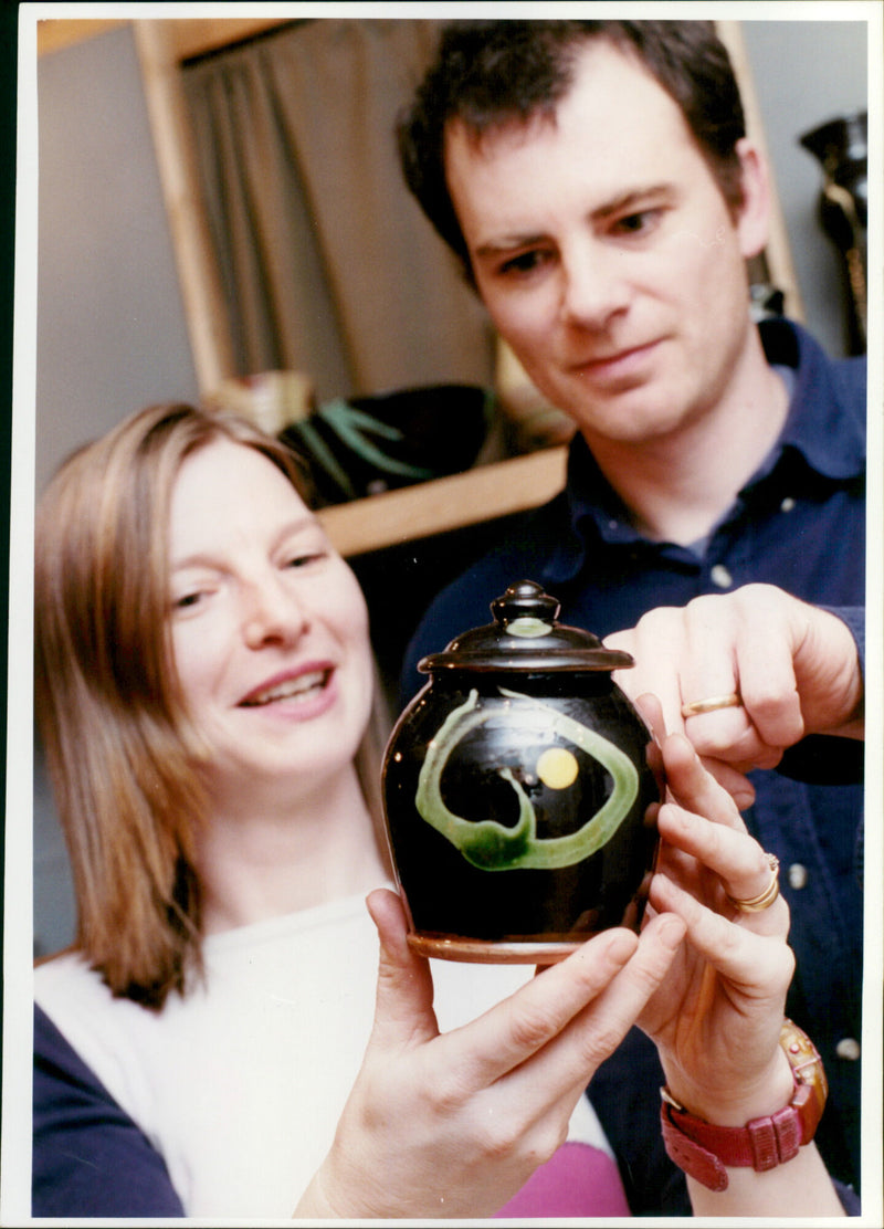 Jane and Dylan Bowen - Vintage Photograph