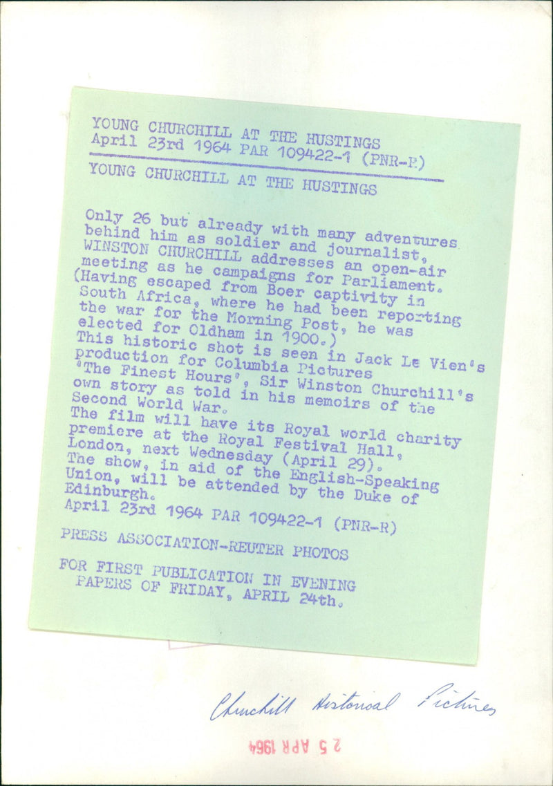 Winston Churchill - Vintage Photograph