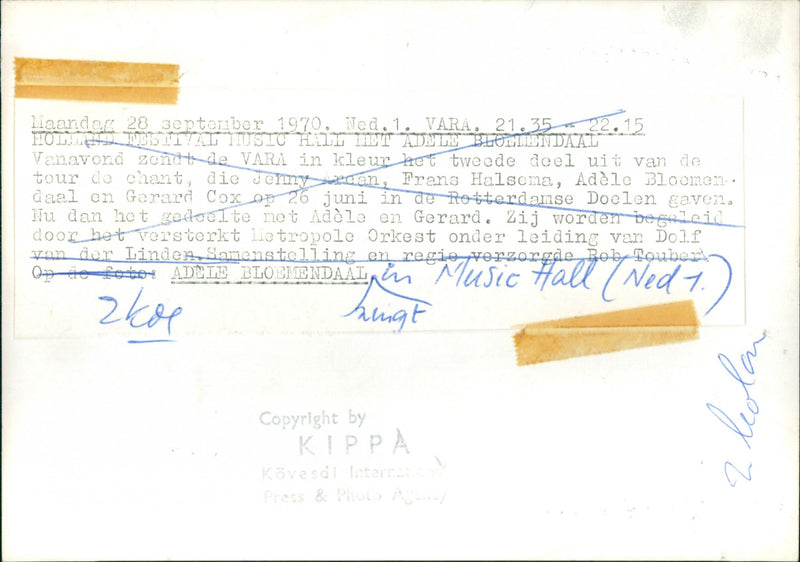 Adèle Bloemendaal - Vintage Photograph