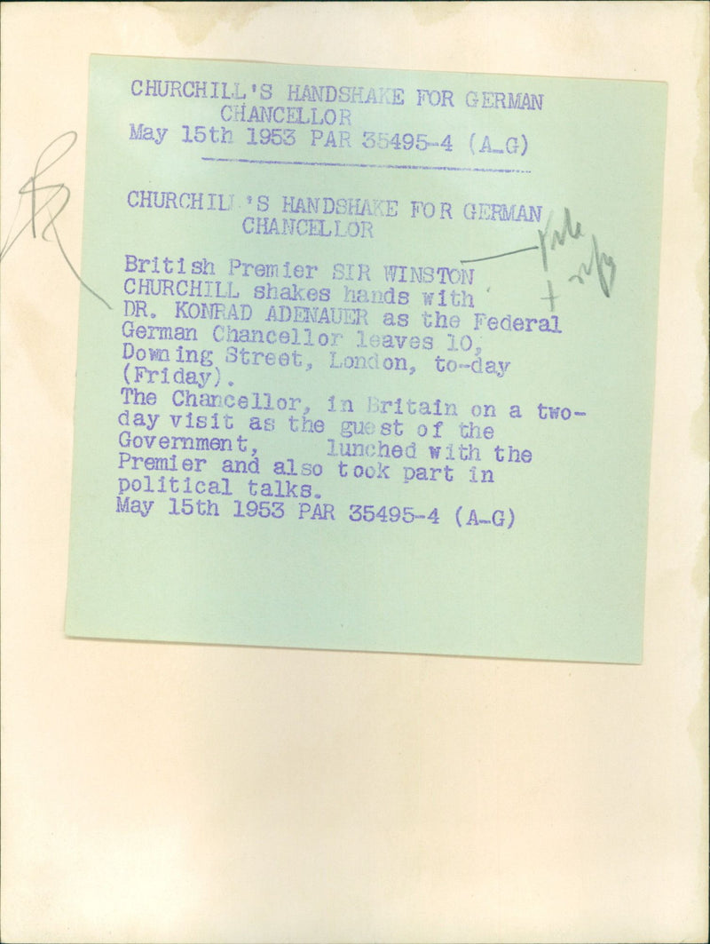 Winston Churchill - Vintage Photograph