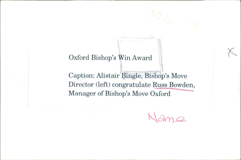 Russ Bowden - Vintage Photograph