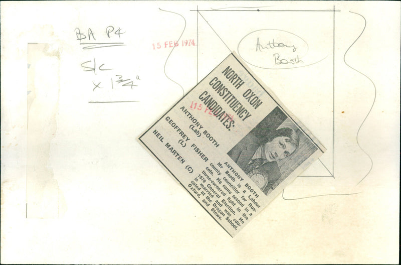 Anthony Booth - Vintage Photograph