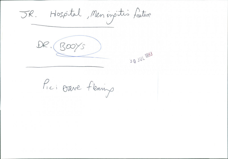 Dr. Booys - Vintage Photograph