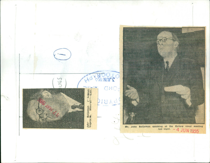 John Betjeman - Vintage Photograph