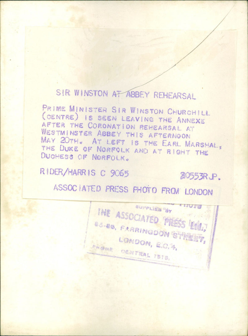 Winston Churchill - Vintage Photograph