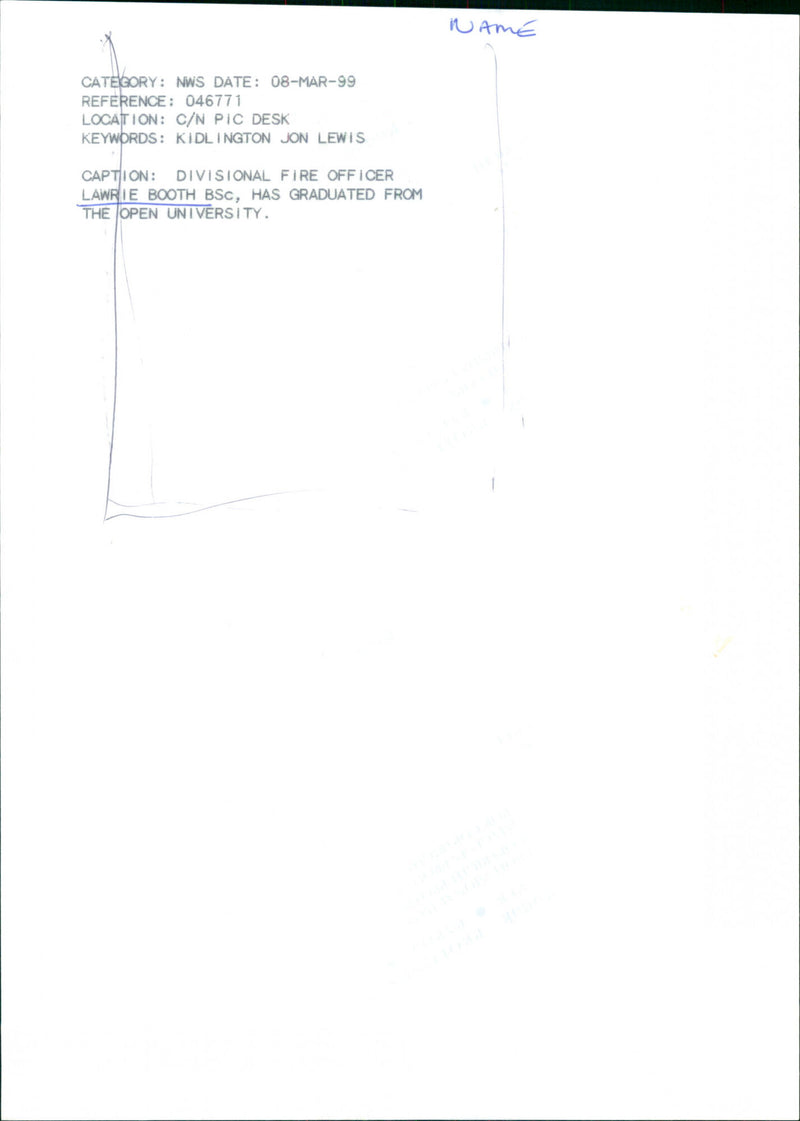 Lawrie Booth - Vintage Photograph