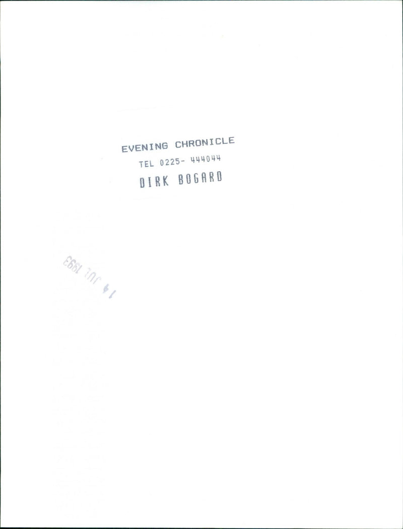 Dirk Bogard - Vintage Photograph