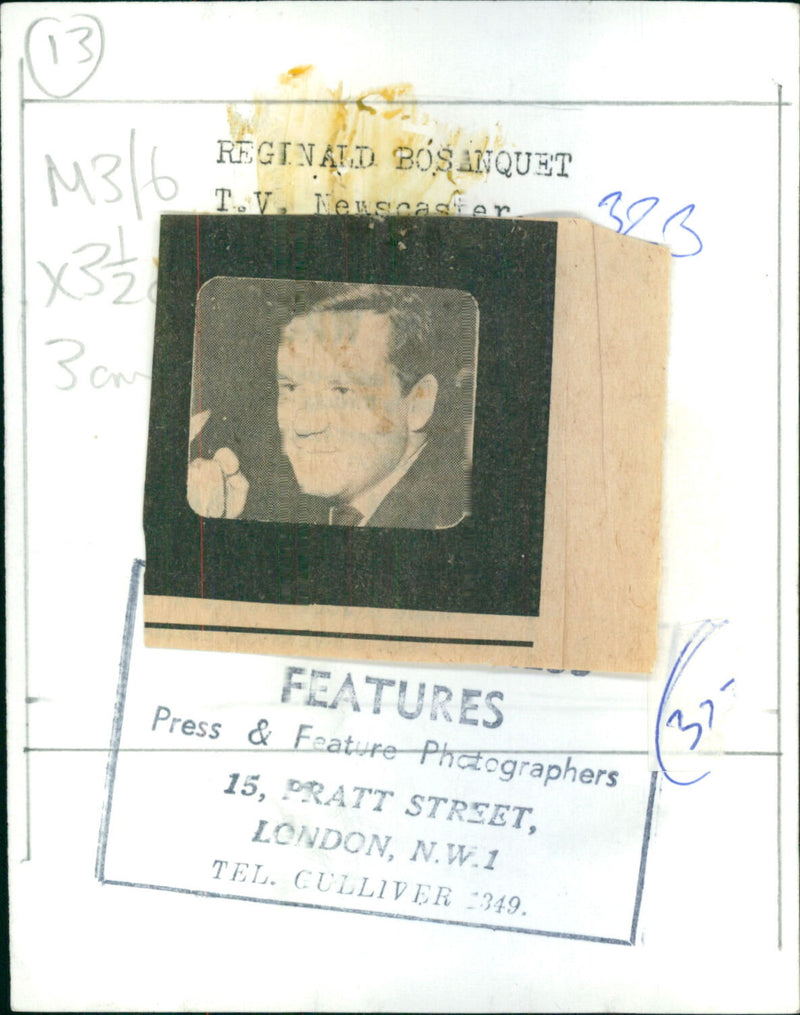 Reginald Bosanquet - Vintage Photograph