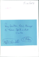 Ray Boulton - Vintage Photograph