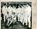 Joe Bugner and the Cambridge Boat Race Crew - Vintage Photograph