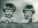 Identical twins Edmund and Rupert - Vintage Photograph