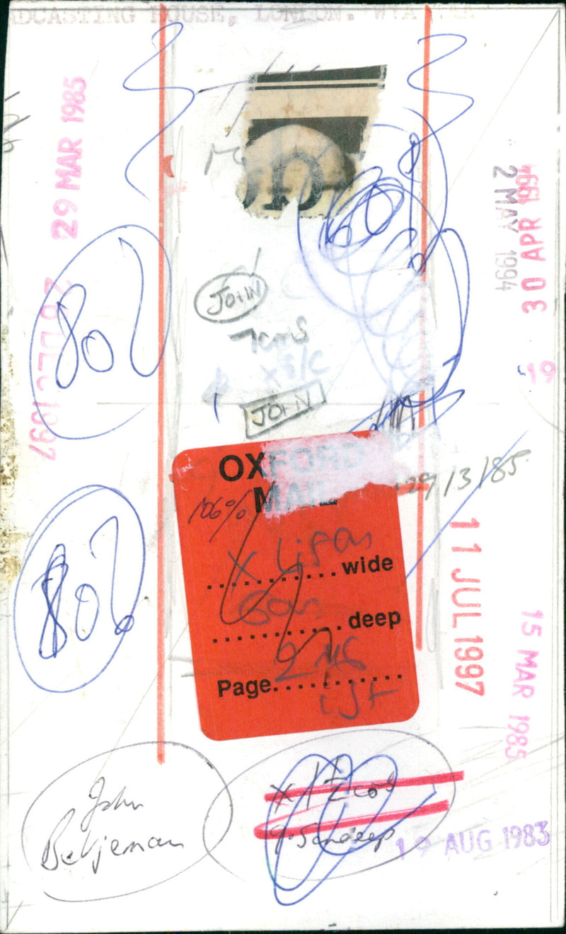 Sir John Betjeman - Vintage Photograph