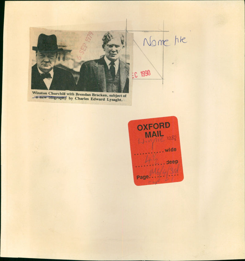 Winston Churchill - Vintage Photograph