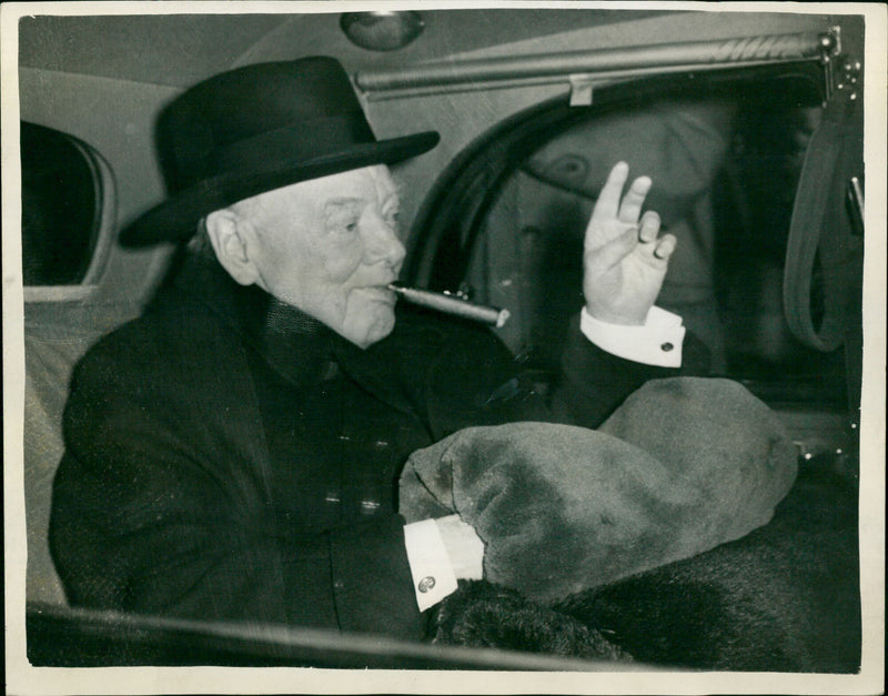 Winston Churchill - Vintage Photograph