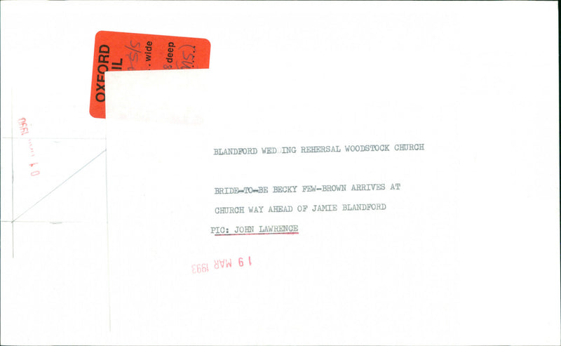 Becky Few-Brown - Vintage Photograph