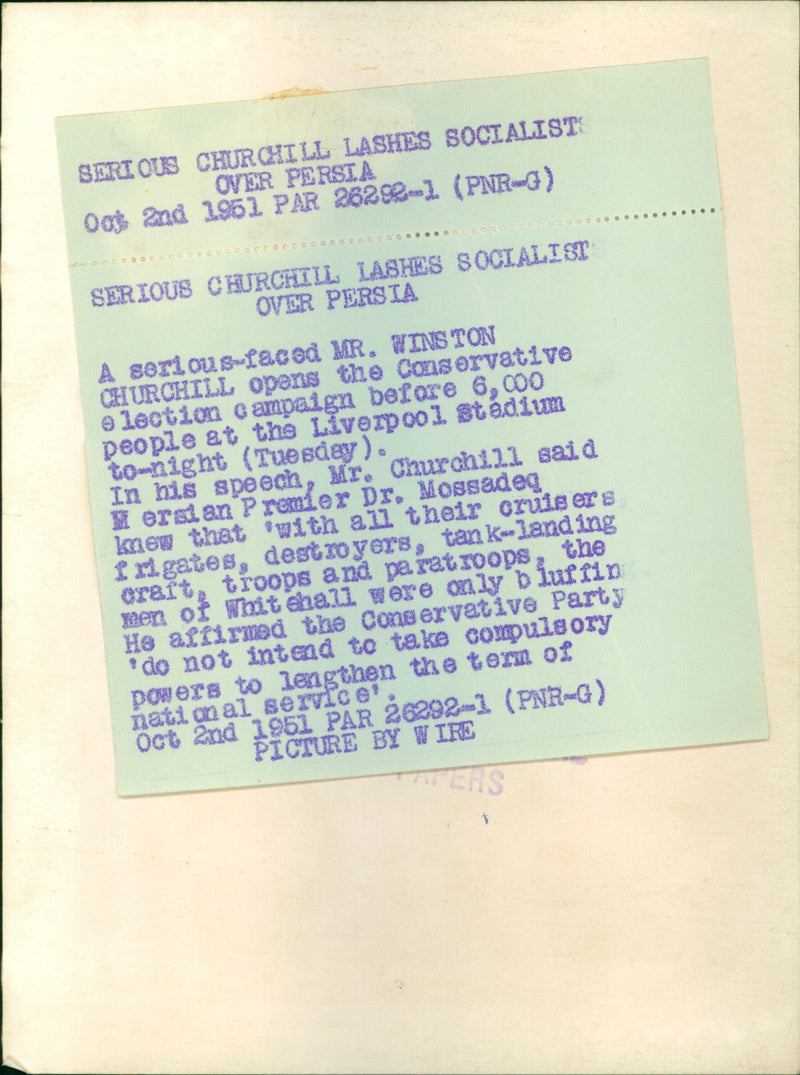 Winston Churchill - Vintage Photograph