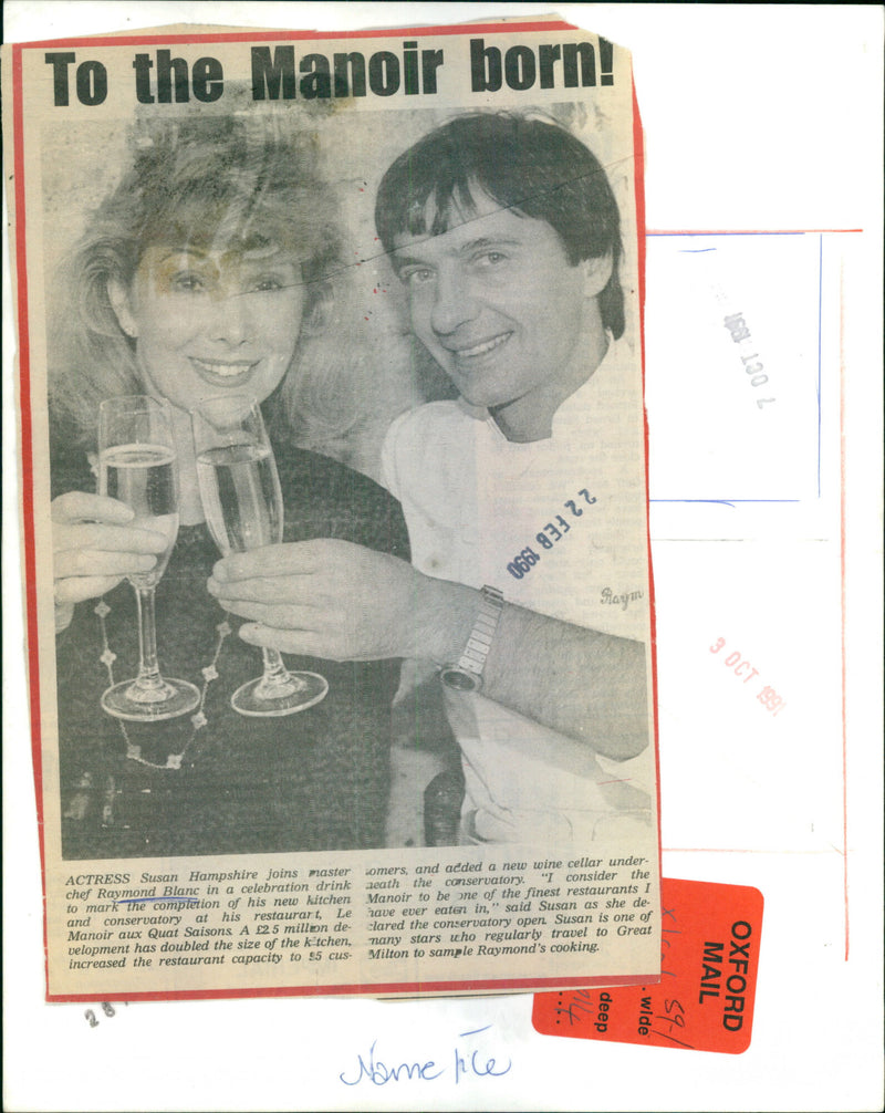 Raymond Blanc - Vintage Photograph
