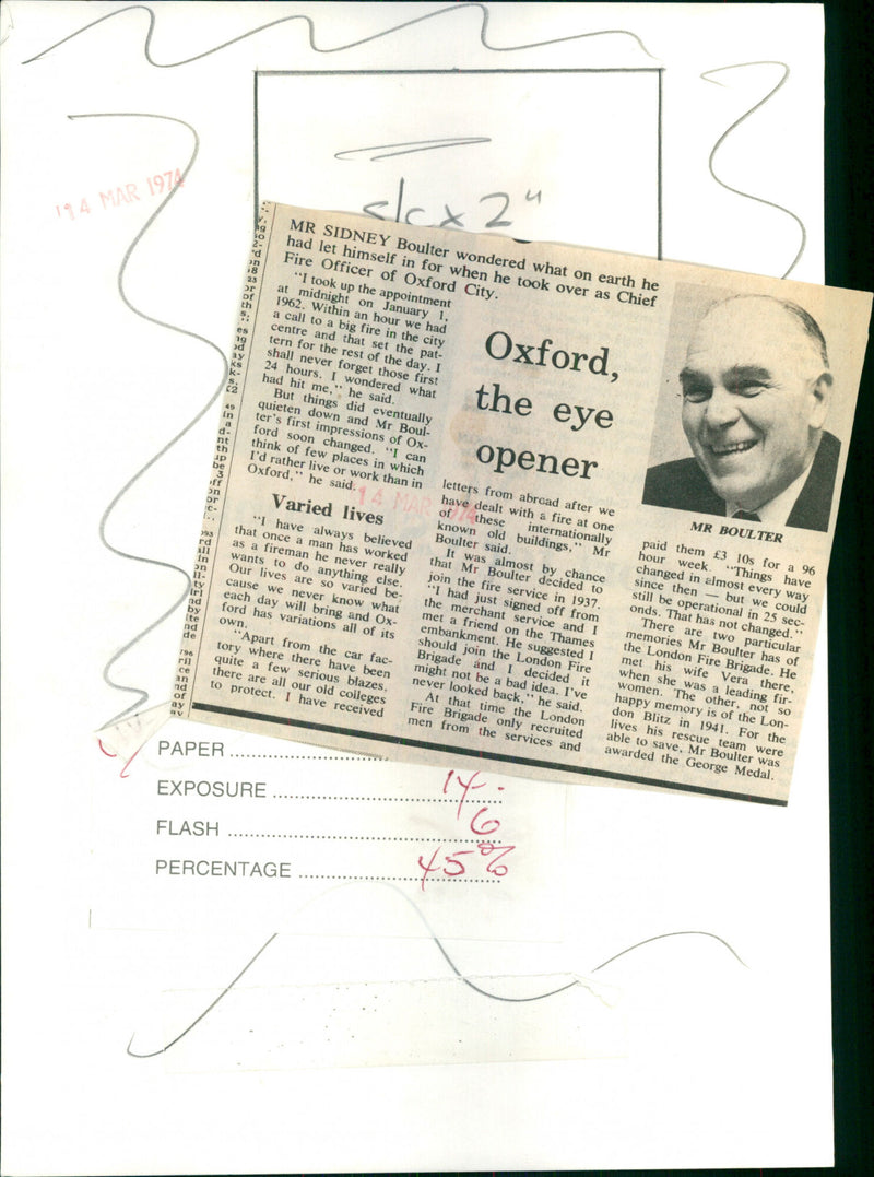 Mr. Sidney Boulter - Vintage Photograph