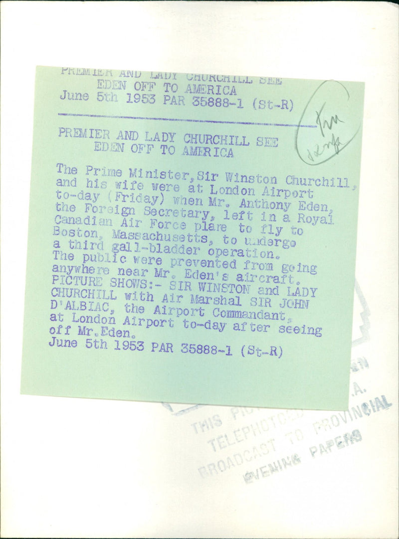 Winston Churchill with wife Clementine - Vintage Photograph