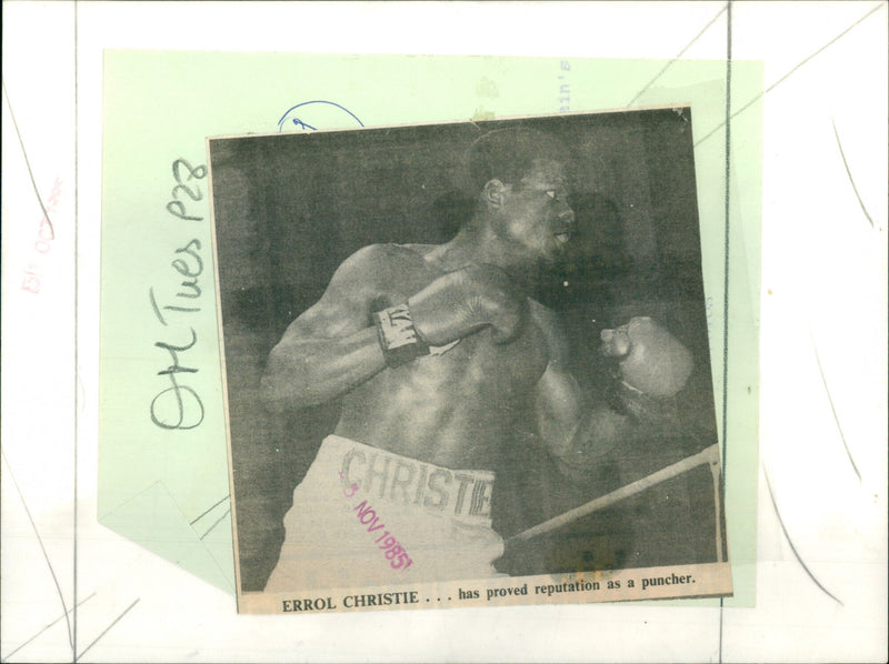 Errol Christie - Vintage Photograph