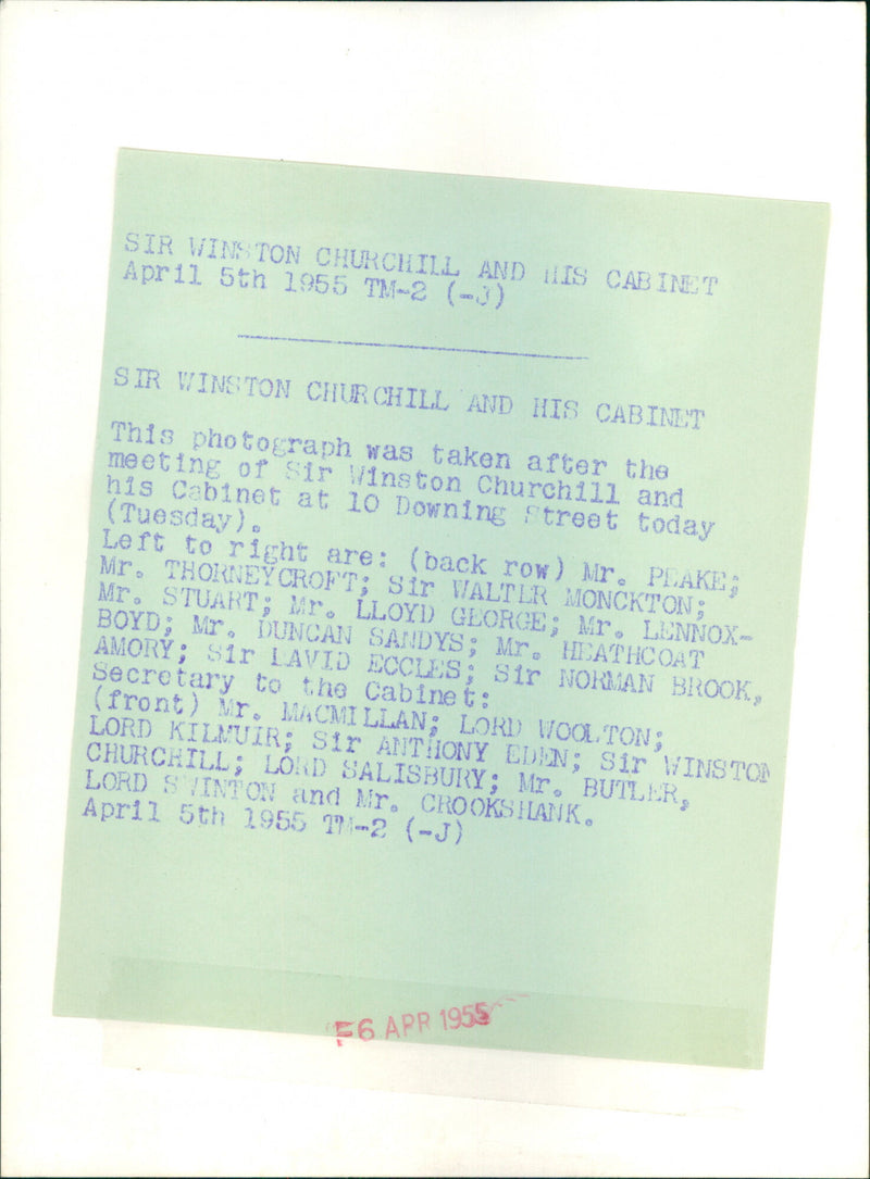 Winston Churchill - Vintage Photograph