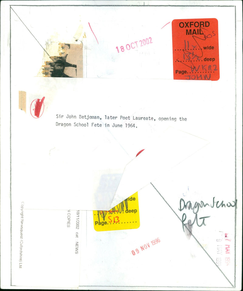 Sir John Betjeman - Vintage Photograph