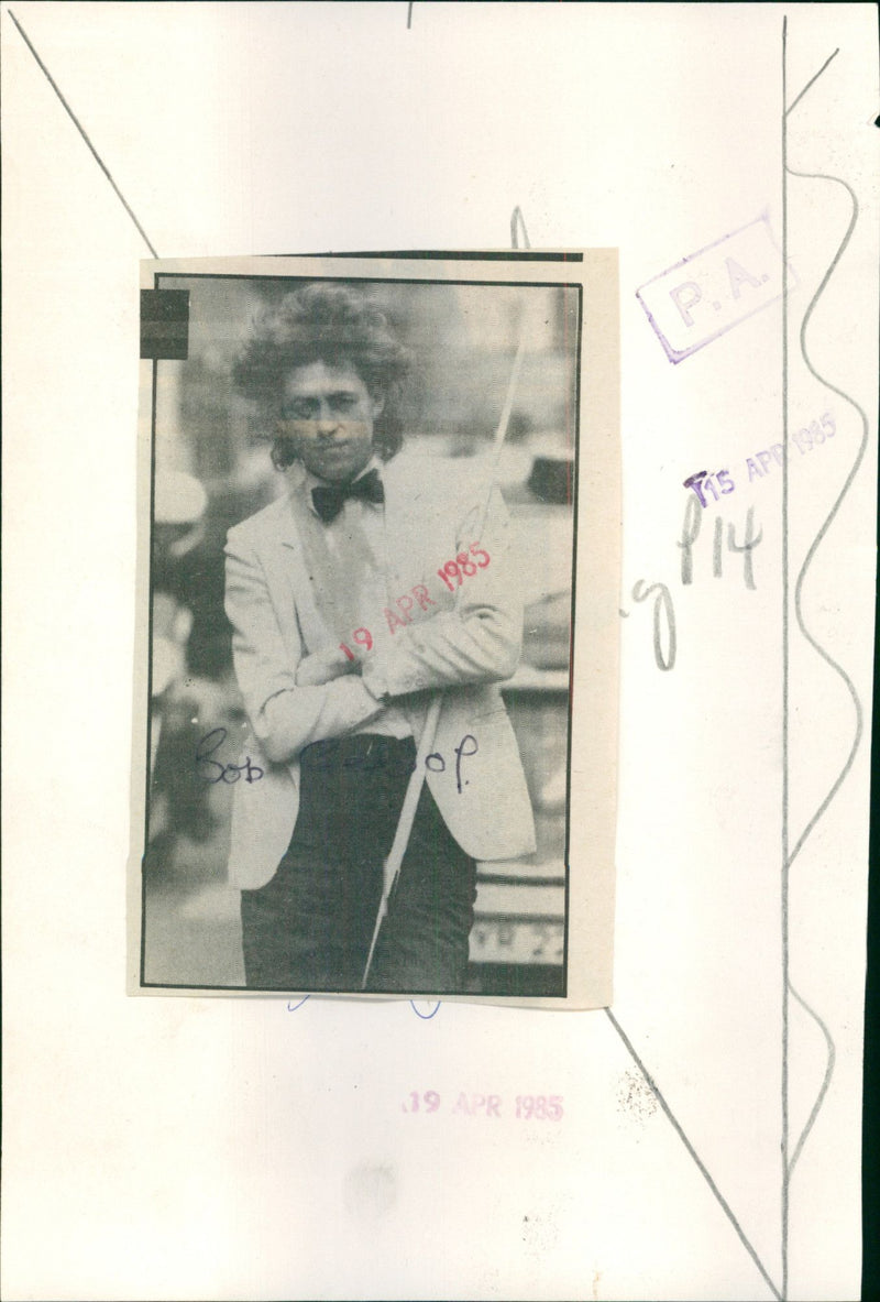 Bob Geldof - Vintage Photograph
