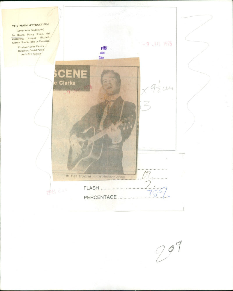 Pat Boone - Vintage Photograph