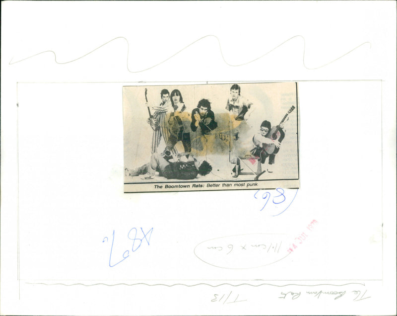 The Boomtown Rats - Vintage Photograph