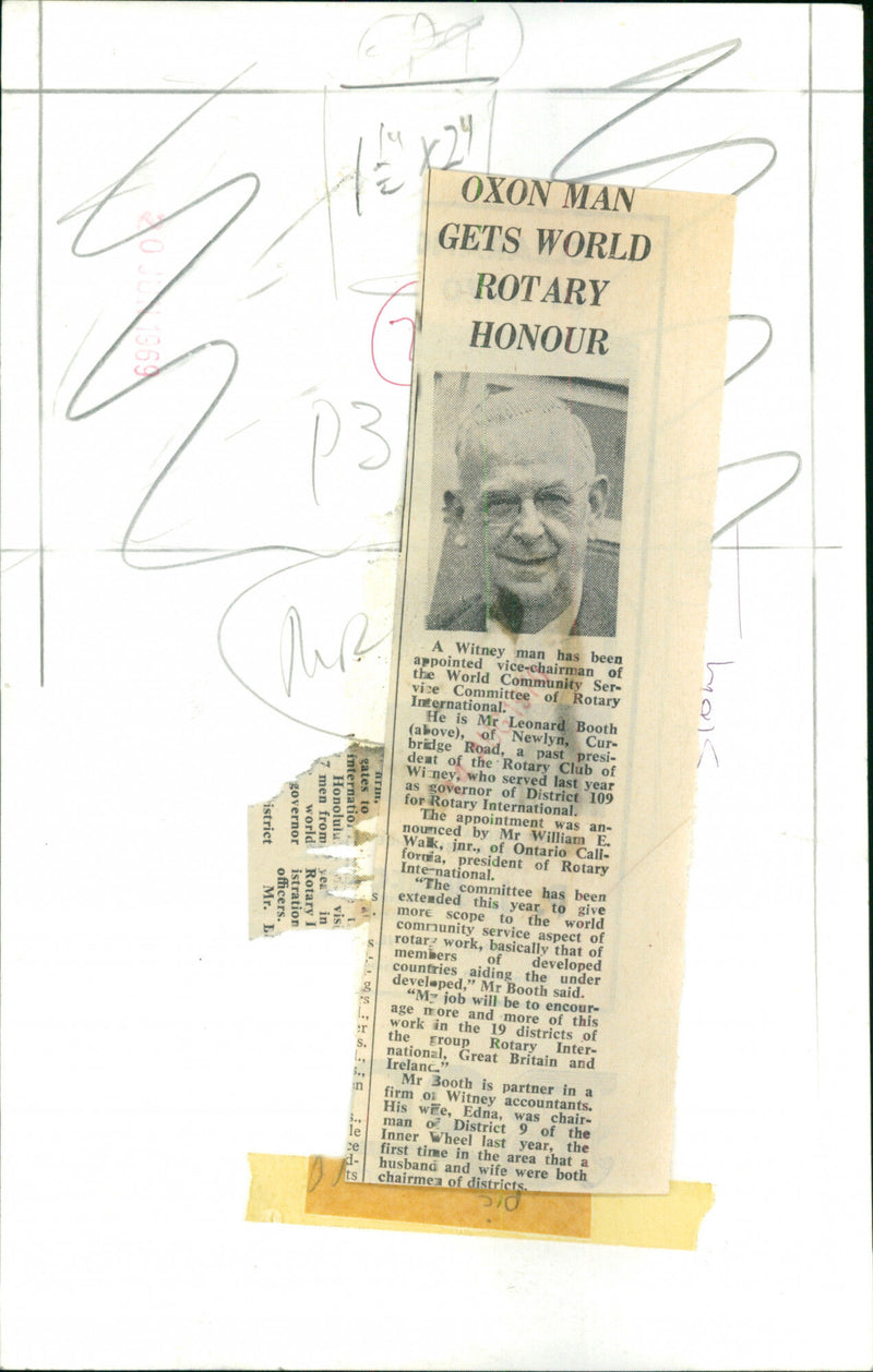 Mr. Leonard Booth - Vintage Photograph