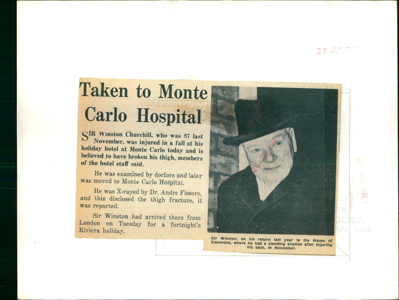 Winston Churchill - Vintage Photograph