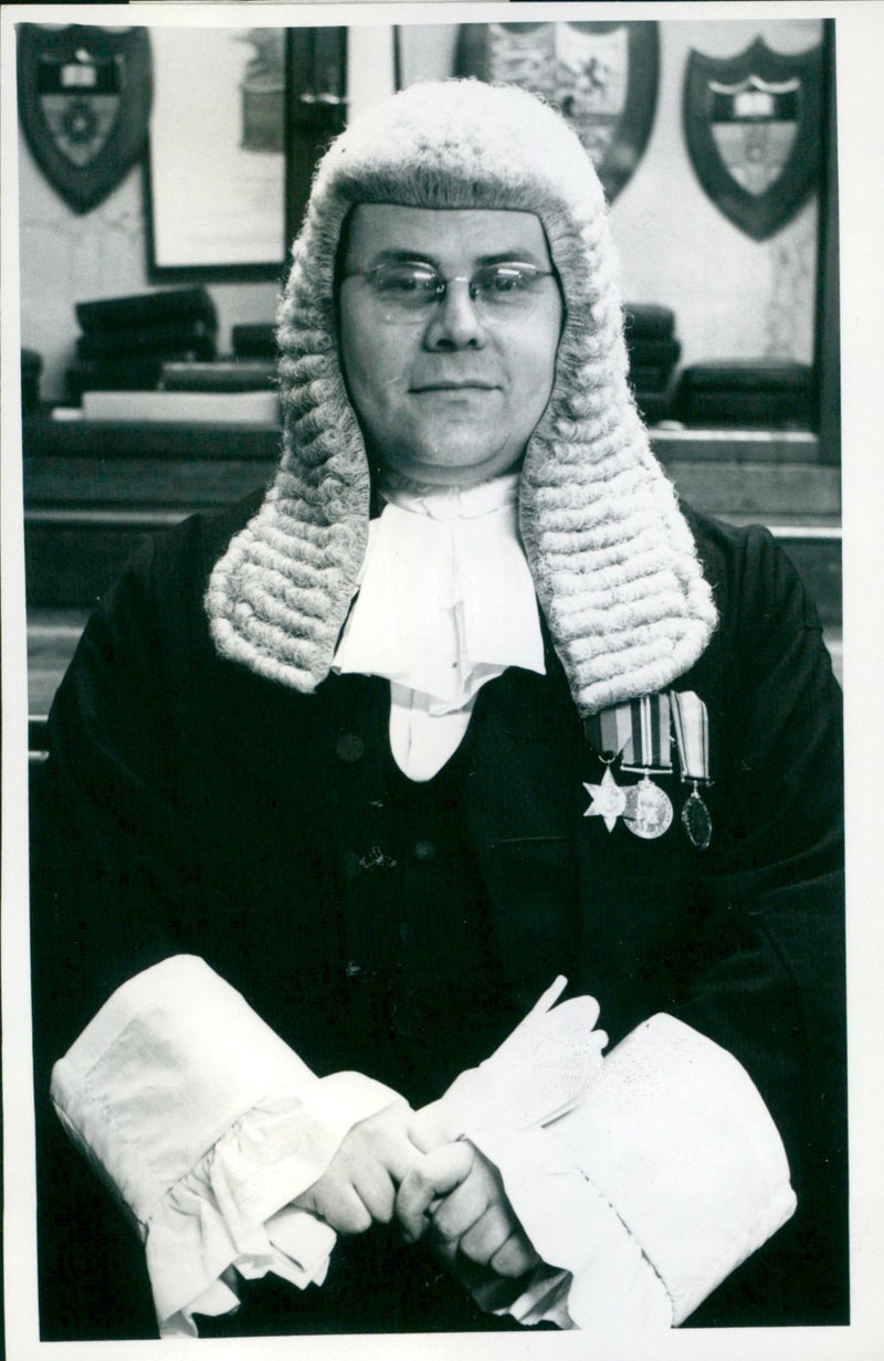 E. Roderic Bowen. QC - Vintage Photograph