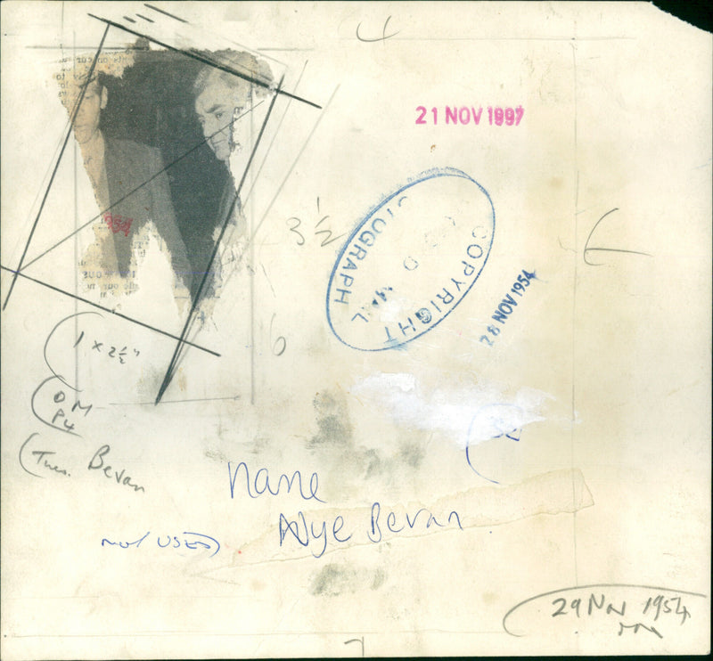 Aneurin "Nye" Bevan - Vintage Photograph