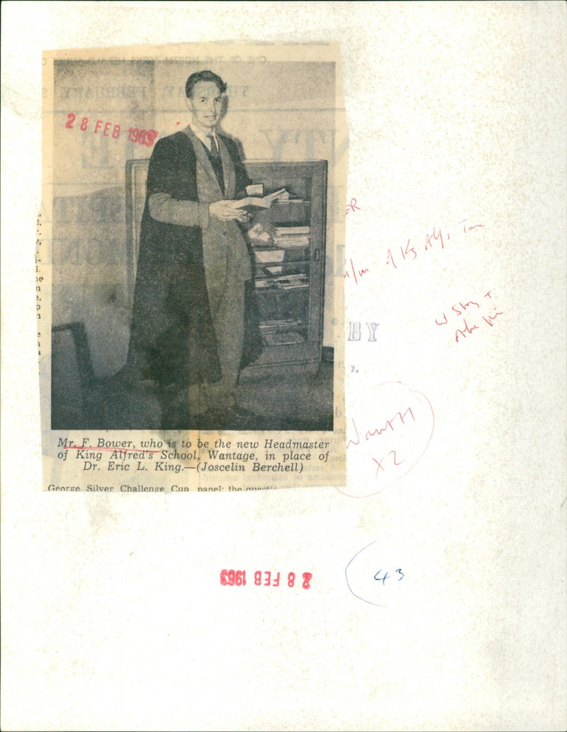 F. Bower - Vintage Photograph