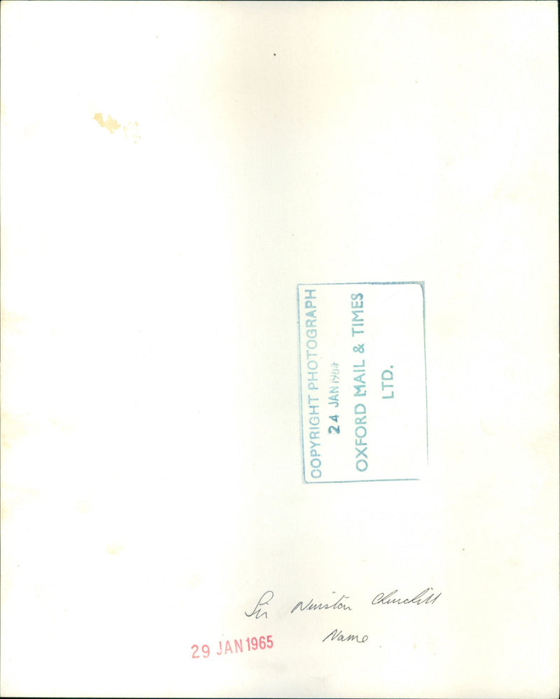 Winston Churchill - Vintage Photograph