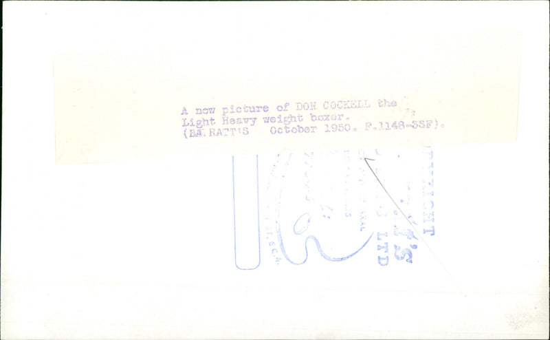 Don Cockell - Vintage Photograph